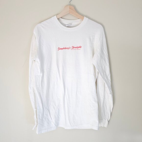 Simpleboy Straights Longsleeve - 2018 - White w/ Graphic - Sz M - Picture 2 of 12
